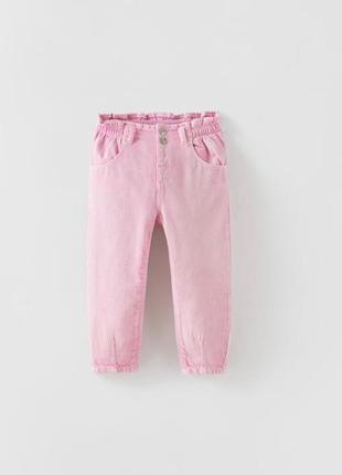 Новые джинсы от zara, размер 3/4 года (104см)