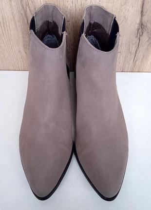 Демисезонные ботинки, женские челси, деми ботинки бежевые с черным, весна, р. 38-393 фото