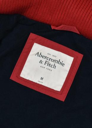 Куртка abercrombie & fitch размер m // ветровка с капюшоном подкладка флис6 фото