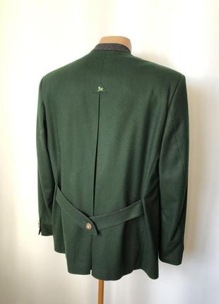Sanderson баварский зеленый пиджак янкер шерстяной октоберфест в народном стиле2 фото