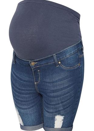 Жіночі джинсові шорти bump it up для вагітних made in bangladesh3 фото