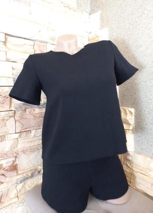 Черный ромпер