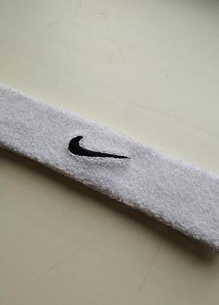 Повязка на голову nike swoosh headband (one size) оригинал5 фото