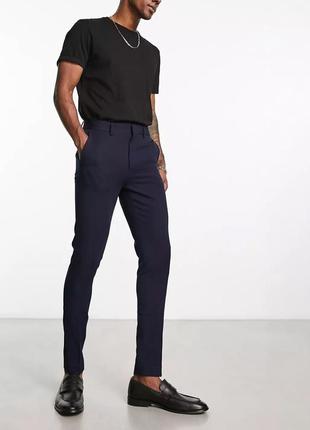 Классические узкие брюки asos design,  (w31 l32)