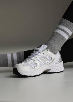 Женские кроссовки new balance 530 белые