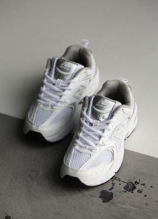 Женские кроссовки new balance 530 белые6 фото