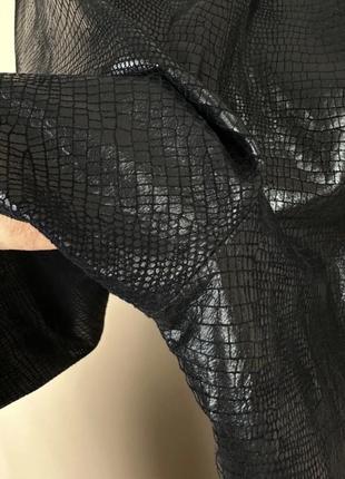 Rta leather кожаные брюки брюки рептилия rundholz змеиный принт байкер байкерские harley davidson кожу8 фото