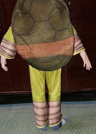 Карнавальний костюм черепашка нінзя 6-7 років2 фото