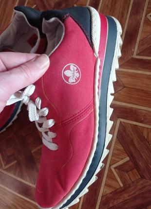 Кросівки червоні rieker4 фото