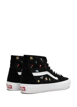 Кеди vans garden party sk8-hi tapered shoe black vn0a5krubm82 фото