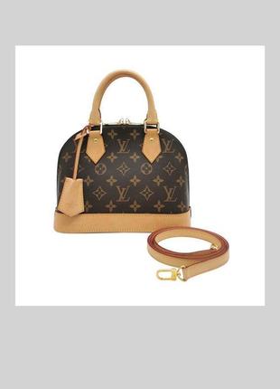 Стильная новая сумка vuitton alma bb monogram