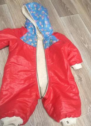 Комбинезон демисезонный для мальчика девочки на 3-9 месяцев