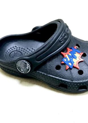 Шльопанці сабо клоги аквашузы крокси crocs c4-5