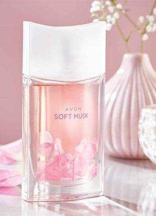 Туалетная вода soft musk avon для нее1 фото