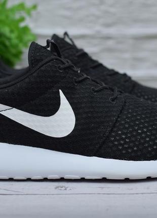 42.5 размер. черные мужские кроссовки nike roshe run breeze. оригинал