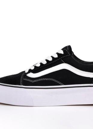 Кеди  vans old skool stac platform5 фото