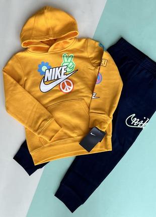 Костюм nike утеплен флисом  🛍в наличии:  ✅ 6 лет  ✅ 7 лет