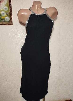 Очень красивое черное платье1 фото