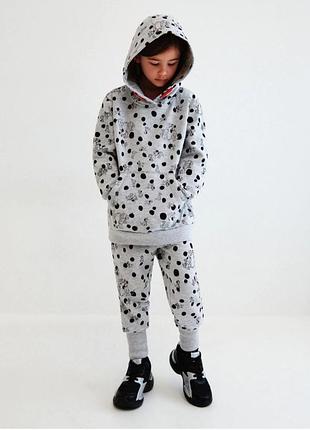 Свитшот утепленный с принтом 101 далматинец reserved