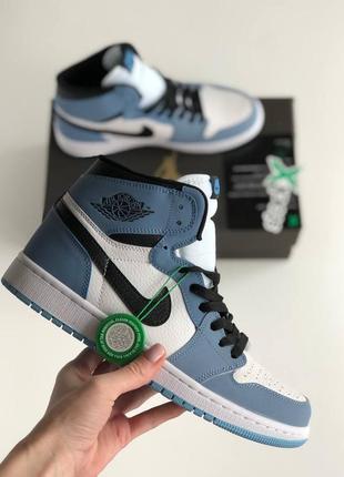 Женские кроссовки jordan retro 1 high люкс качество