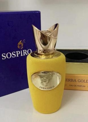 Парфюм sospiro perfumes erba gold(эрба голд) 100 мл оригинал уп