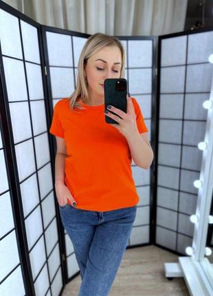 Базовая стильная футболка приталенная кулир2 фото