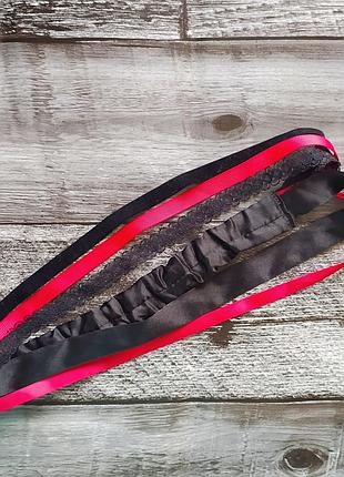 👙👠💣💄 подвязка на ногу с кружевом и бархатом