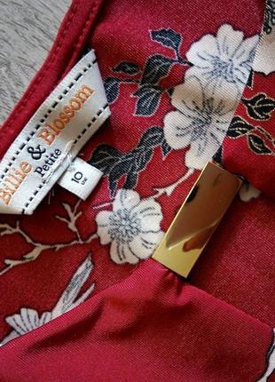 Сукня з поясом у квітковий принт сакури від dorothy perkins2 фото