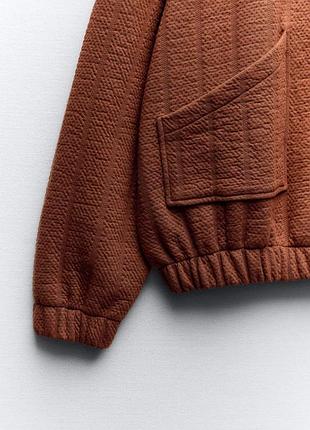 Куртка бомбер zara оверсайз