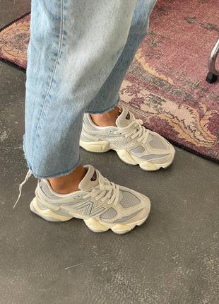 Кроссовки new balance nb 9060 white grey
