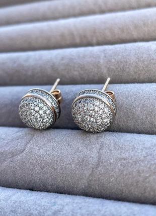 Сережи из медицинского золота stainless steel, xuping позолоченные