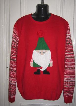 Свитер мужской.новогогодний.разм xxl