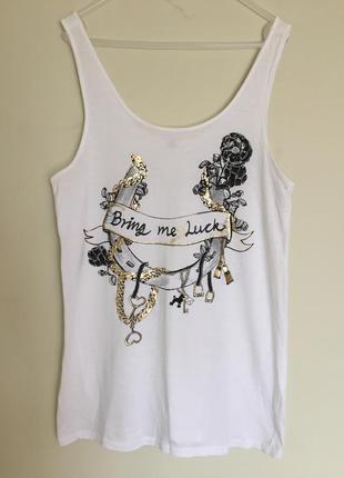 Стильна футболка з принтом s/m як zara mango НАЛИЧИИ guess bershka1 фото