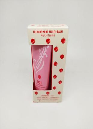 Зволожувальний бальзам для губ lanolips 101 ointment multi-balm — strawberry