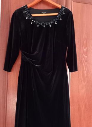 Платье бархатное precis