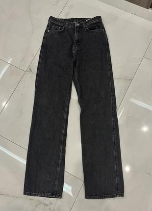 Rowe extra high straight jeans weekday6 фото