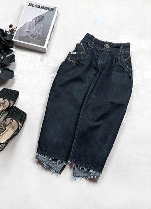 Джинсовая миди-юбка estero ragazza необычайного кроя со стильными карманами