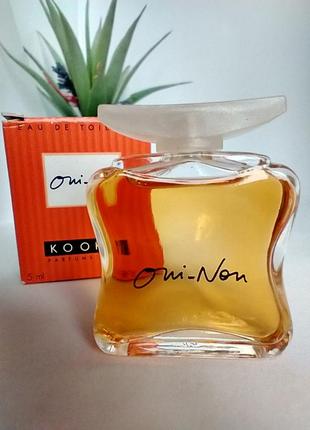 Oui-non kookai винтаж миниатюра 5 ml