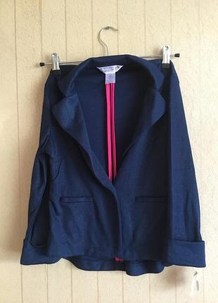 Трикотажный пиджак для девочки на рост 152-158