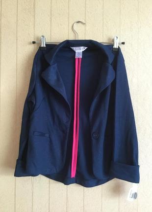 Трикотажный пиджак для девочки на рост 152-1584 фото