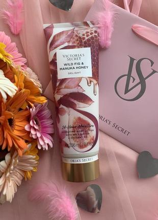 Лосьон для тела victoria's secret natural beauty wild fig &amp; manuka honey1 фото