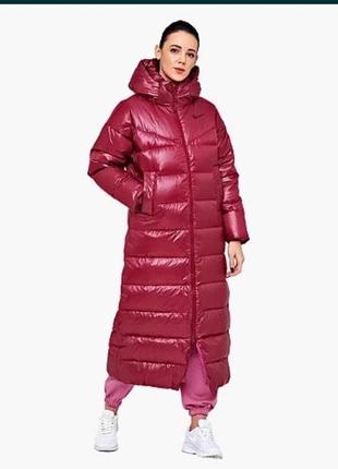 Куртка парка nike nsw stmt dwn parka бордовая cu5820-638,6 фото