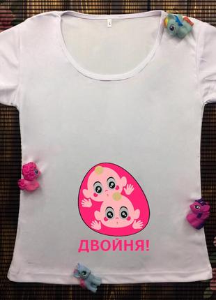 Жіночі футболки з принтом - беременяшка
