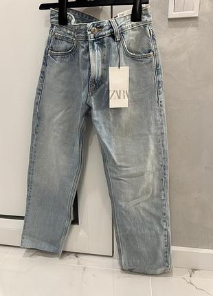 Джинсы голубые zara ❤️