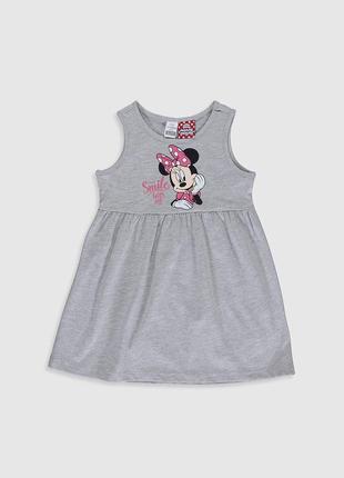 Платье летнее натуральное сарафан lc waikiki минное маус minnie mouse