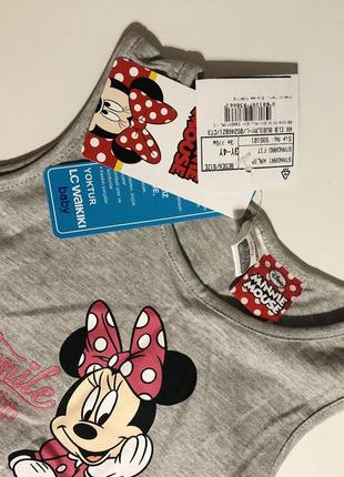 Платье летнее натуральное сарафан lc waikiki минное маус minnie mouse2 фото