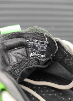 Кросівки ecco multi - vent шкіряні gore tex green leather shoes9 фото
