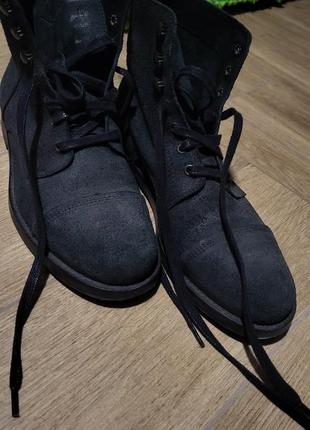 Замшевые ботинки, кожаные ботинки, натуральная кожа1 фото