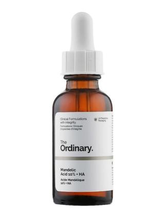 Пилинг с миндальной кислотойthe ordinary mandelic acid 10% + ha1 фото