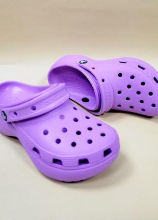 Crocs classic platform clog w , оригінал